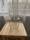 Vintage Small Glass Pitcher