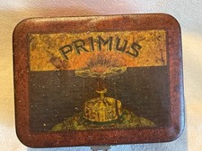 Vintage 1920s SWEDEN CAMPING PRIMUS STOVE No 210 in Original TIN