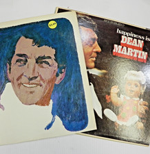 Dean Martin Lot of 2 Vinyl LPs Happiness Is...1967 & My Woman, My Woman, My Wife