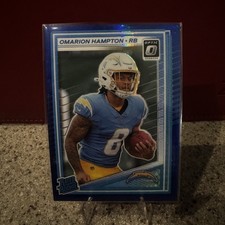 Panini Donruss Optic Prizm Rated Rookie Omarion Hampton #212 Chargers