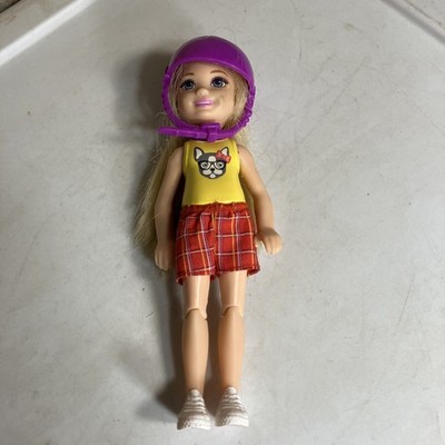 2016 Mattel Barbie Club Chelsea Flips & Fun Doll No Accessories Doll Only