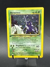 Pokémon TCG Heracross Neo Genesis 6/111 1st Edition Holo Rare