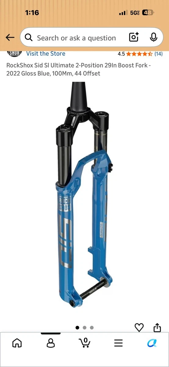 Rock Shox Sid Dual Air In Bicycle Forks for sale - eBay