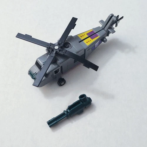 Vtg Hasbro G1 Transformers VORTEX  Decepticon Helicopter W 1 Turret - 1986