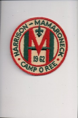1962 Harrison-Mamaroneck Camp O Ree patch