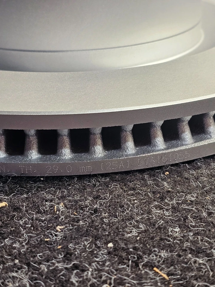 (CANTIDAD 2) Rotor de freno delantero Bosch 50011492 QuietCast para Lexus GX 2010-2020 Foto 4 de 4