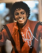 Foto firmata Michael Jackson con autografo COA 8x10 King of Pop Thriller Beat It