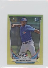 2014 Bowman Chrome Minis Yellow Refractor 6/25 Franklin Barreto #30 2o2