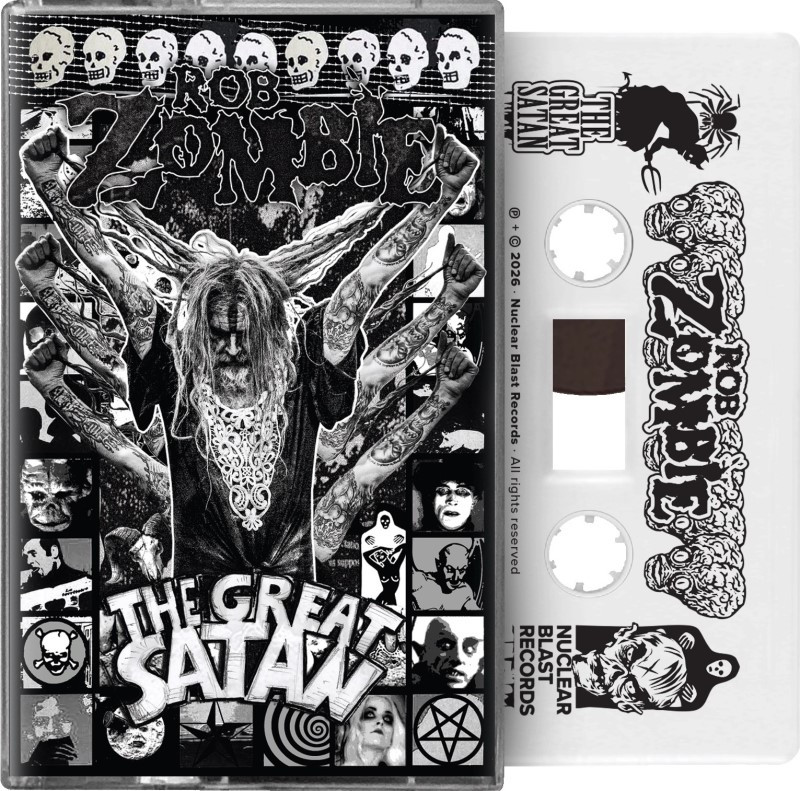 ROB ZOMBIE New Sealed Very Ltd Ed 2026 THE GREAT SATAN MUSIC CASSETTE Presale
