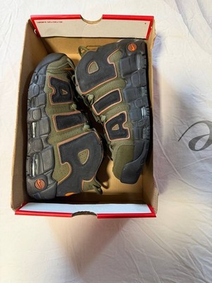 EU 44,5 Nike Air More Uptempo 96 cargokhaki orange DX2669-300 Neu Ungetragen