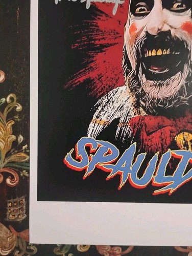Sid Haig Signed Photo 11x13in Captain Spaulding House 1000 of Corpses COA+ BADGE - Picture 10 of 10