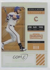 2018 Panini Elite Extra Edition College Ticket Holo Prizm Seth Beer #SB2 1j6