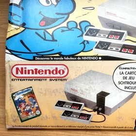 LES SCHTROUMPFS - FOURREAU 100% ORIGINAL NINTENDO NES PAL B VERSION FRAN&Ccedil;AISE