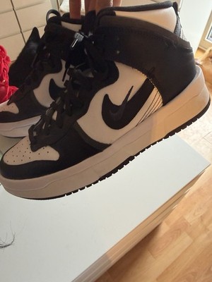 Nike Wmns Dunk High Up White/black/dark Smoke Grey Größe 40