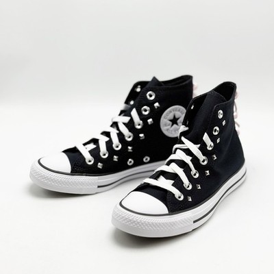⭐Converse Chuck Taylor Bows & Studs Sz 10 Mens Shoes Sneakers Black Pink A16447F s-l400.jpg main image 2