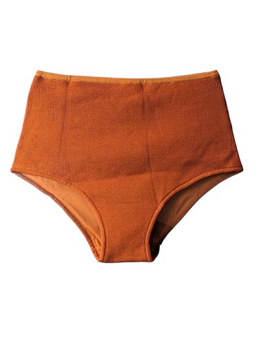 CLOE CASSANDRO Brown Bikini Bottoms Lola High Waist Knit Size S NEW RRP 160 - Picture 6 of 23