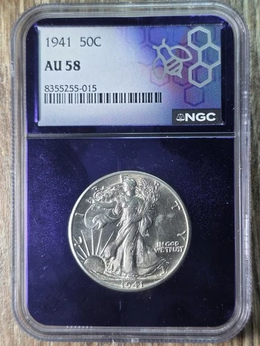 1941 Walking Liberty Half Dollar PCGS AU58 Traderbea