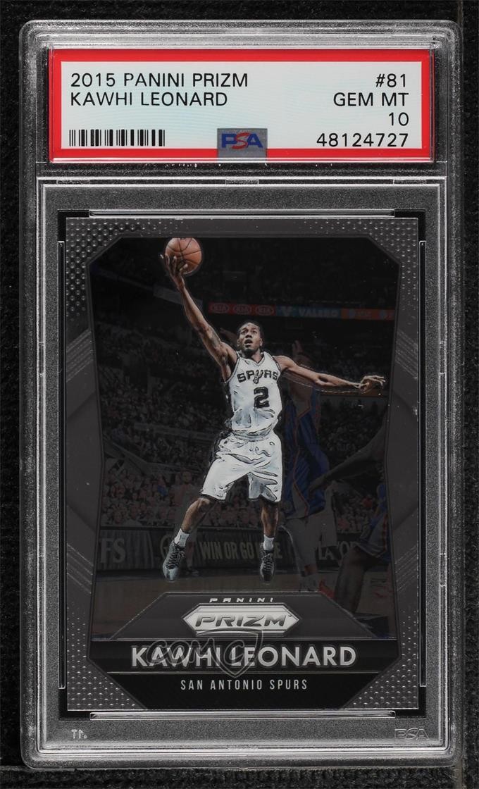2015-16 Panini Prizm Kawhi Leonard #81 PSA 10 GEM MT 4lz