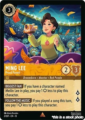 Ming Lee - Proud Parent 2/207 Disney Lorcana Set 13 NM