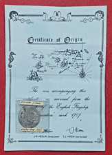 SHIPWRECK TREASURE 1697E HALFCROWN FROM THE ASSOCIATION WATERWORN CERTIFICATED