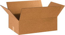 18X12X6 Corrugated Cardboard Boxes, 18"L X 12"W X "H, Pack of 25  Shipping, Pac