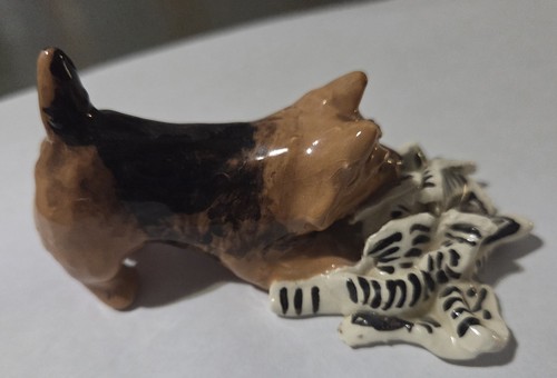 Miniature Terrier Feisty Dog Figurine