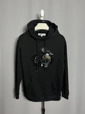 Alexander Mcqueen Monster Hooded Sweatshirt Glass Eyes Woman Sz S