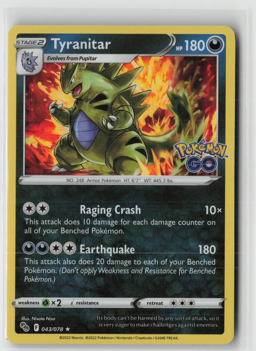 Tyranitar 043/078 Pokémon GO for sale | eBay