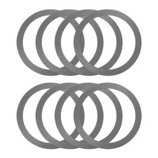 8Pcs Magnetic Adapter Ring, Magnetic Wireless Charger Conversion Kit, Grey