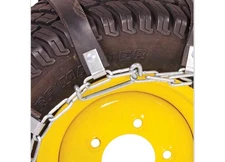 Agri-Fab 45-0621 TerraGrips Tire Chain, 23x10.5-12 Tires, Plated Steel, Silver