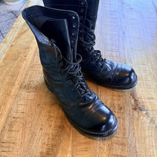 Corcoran 1500 Original 10? Jump Boots Black Leather Men?s 12 D USA