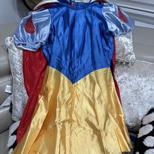 DISNEY PRINCESS DELUXE CHILD COSTUME SNOW WHITE SIZE S 4-6X