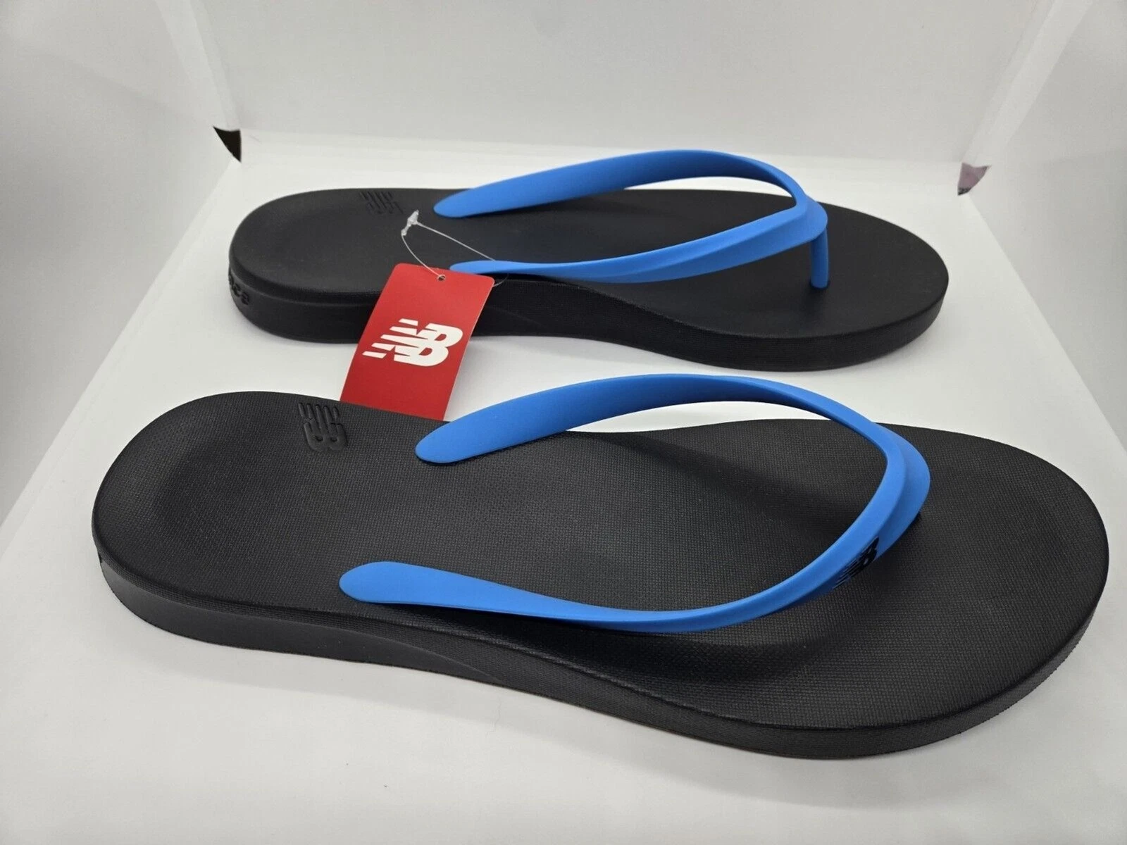 Sandali infradito New Balance blu e neri palestra spiaggia unisex M 13 W 15 D