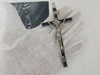 WWII WW2 German Army Wehrmacht Officer Pectoral Cross Skull Pendant Relic! B34