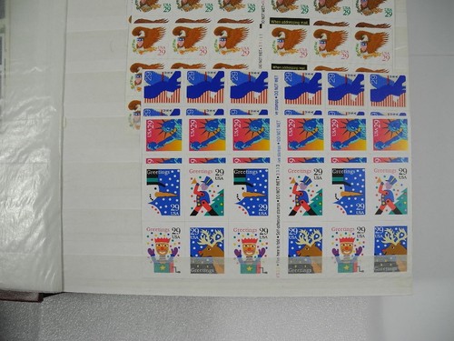 US &, Mint Face $300+, panes, accumulation of mostly MINT Stamps in a stock book - Picture 7 of 24