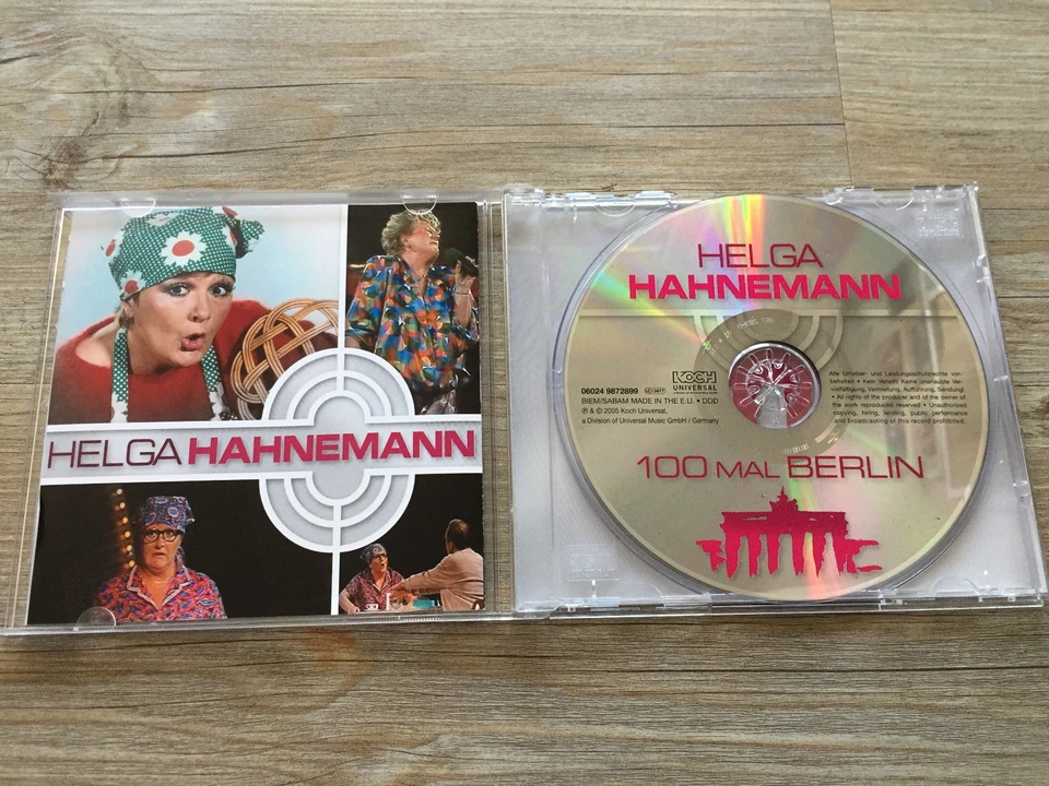 CD Helga Hahnemann " 100 mal Berlin " DDR - Bild 2 von 3