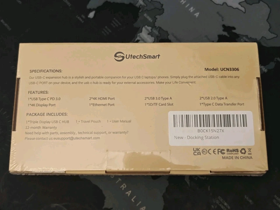 USB-C  Laptop Docking Station for MacBook Or Windows - Triple Display - Image 2 of 2