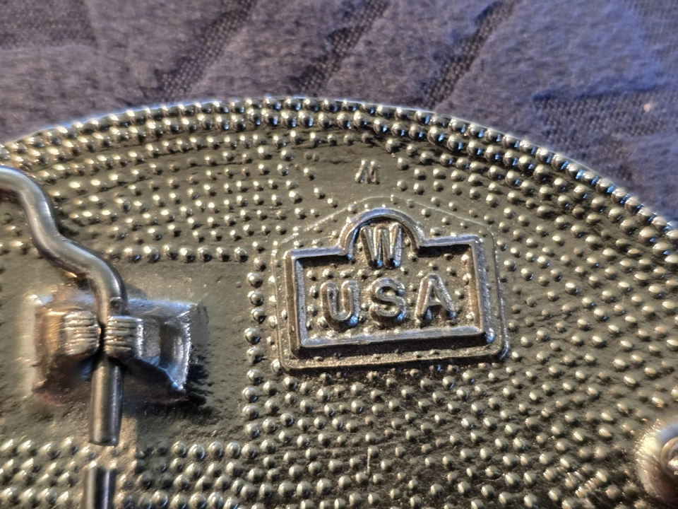 Vintage Gold & Silver Toned Deer Head Belt Buckle - Image 4 of 4