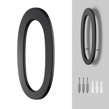 10 Inch Modern House Number for Outside,Floating House Numbers  Large Black Me...
