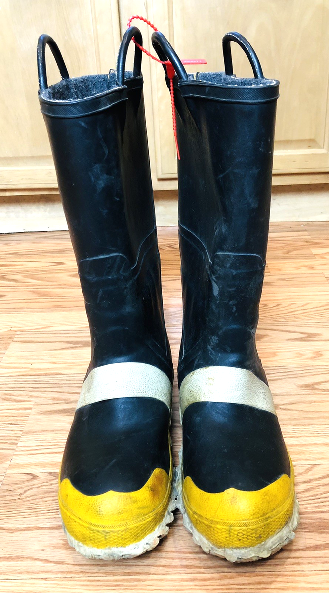 Servus Firefighter Turnout Boots Men 10 Firefighting FDNY Fireman