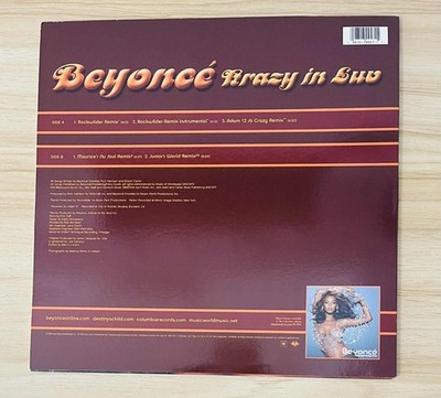 Beyonce / 4 Records set Crazy in love, Irreplaceable, Me Myself
