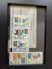 Walt Disney 1970 San Marino Stamp Set Of 5 L.1-l.5 Disney Cartoons
