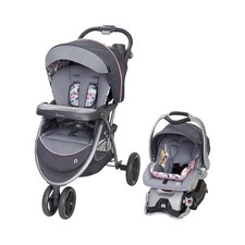 Baby Trend Sky View Plus Folding Infant Carseat Stroller Travel System, Bluebell