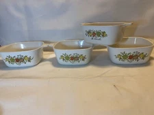 SET OF 4 CORNING WARE 2 3/4 CUP BAKING DISHES, P-43-B