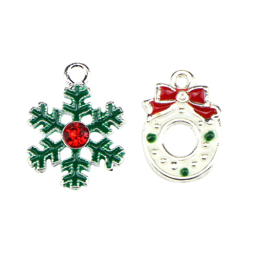 Holiday charms for jewelry making clearance