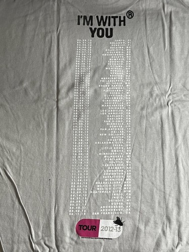 T-shirt Red Hot Chili Peppers I'm With You Album 2012 XXL - Picture 4 of 6