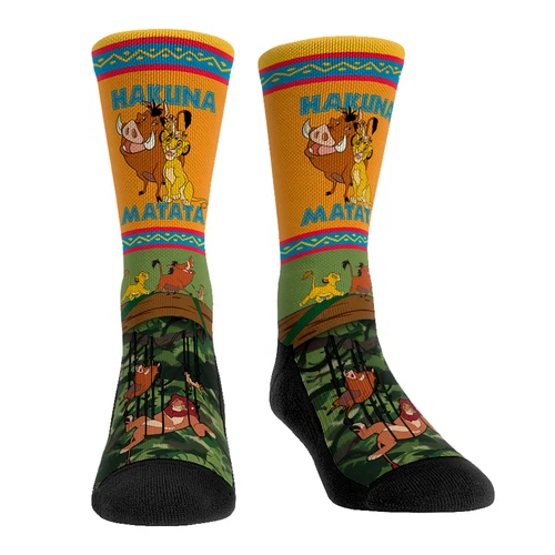 The Lion King Simba Nala & Pumbaa Hakuna Matata Christmas Fit Socks