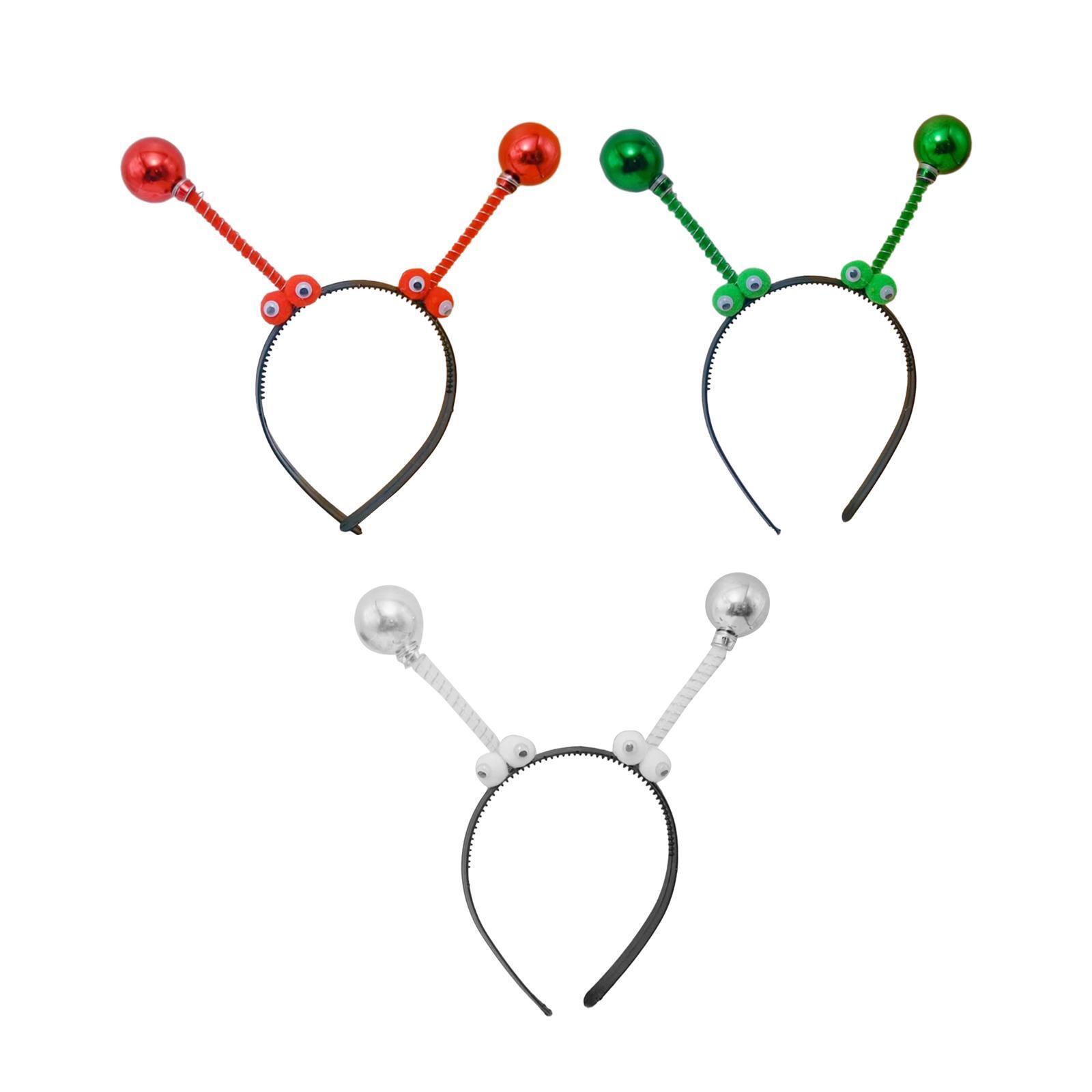 Alien Headband, Martian Antenna Headband, Hair Hoop for Theme Party