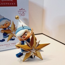 North Pole Tree Trimmers Special Edition Repaint-2023 Hallmark Keepsake Ornament