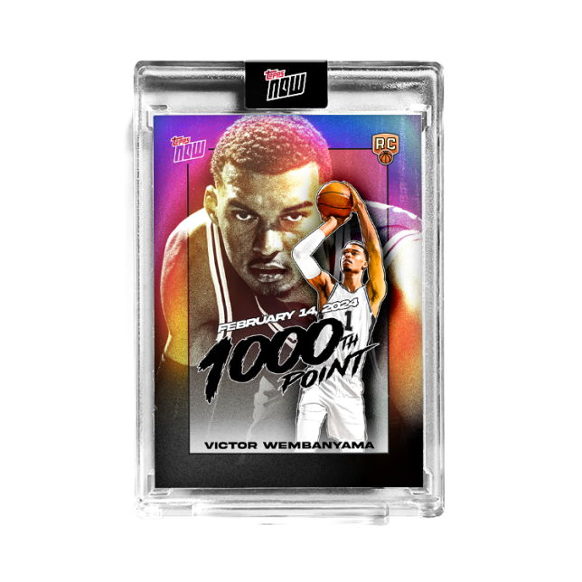 Victor Wembanyama - 2023-24 TOPPS NOW® Basketball Card VW-1 - PR